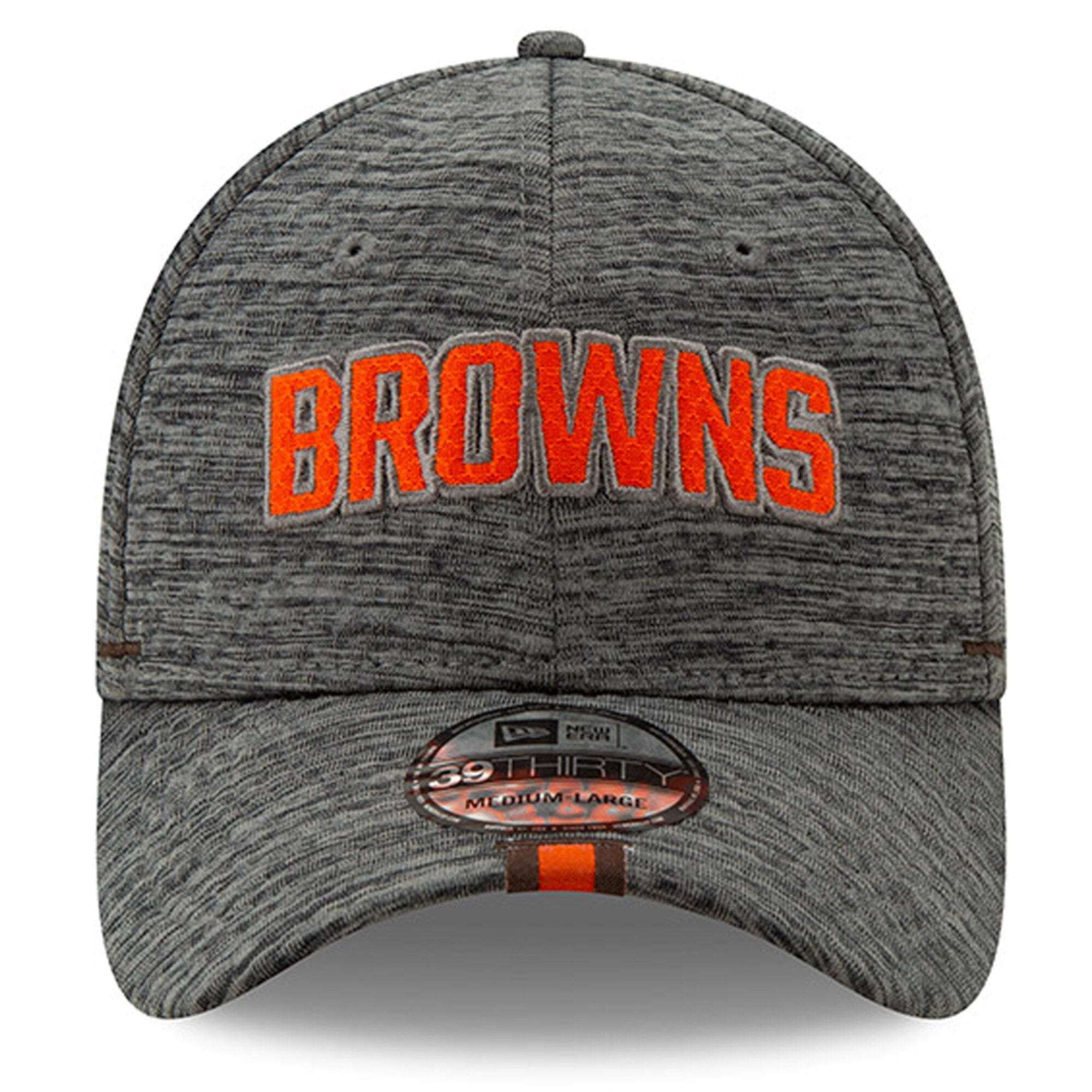 New Era Caps Cleveland Browns New Era 2019 NFL Training Camp 39THIRTY Stretch-Fit Hat - Graphite