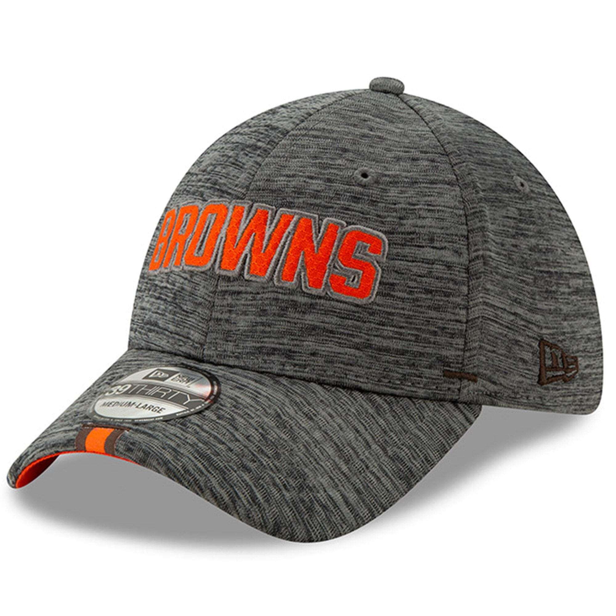 New Era Caps Cleveland Browns New Era 2019 NFL Training Camp 39THIRTY Stretch-Fit Hat - Graphite