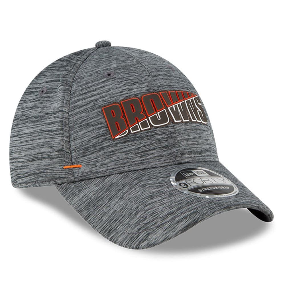 New Era Caps Cleveland Browns New Era NFL 2020 Summer Sideline 9FORTY Snapback Curve Hat - Heather