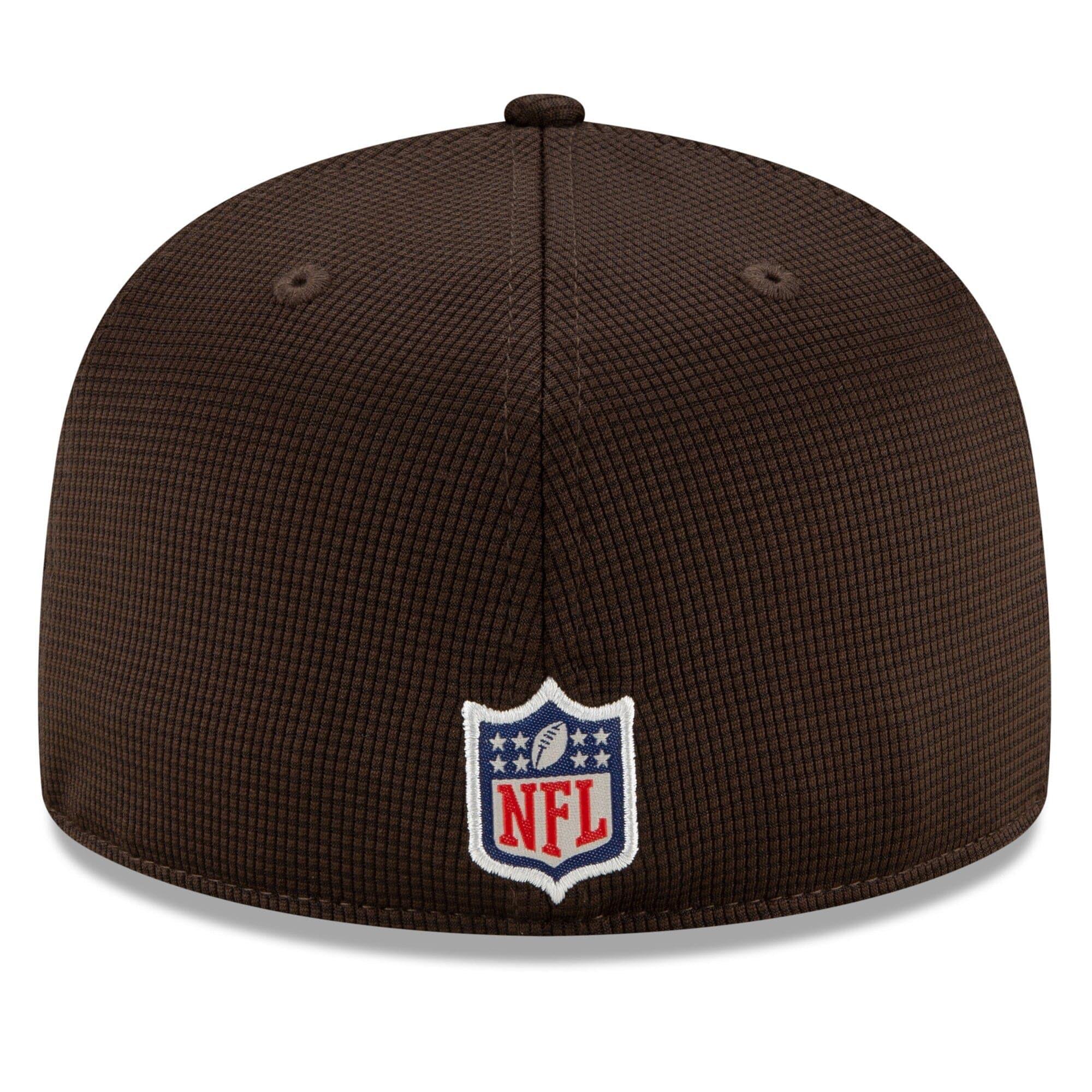 New Era Caps Cleveland Browns New Era NFL 2021 Sideline Home 59FIFTY Fitted Hat - Brown