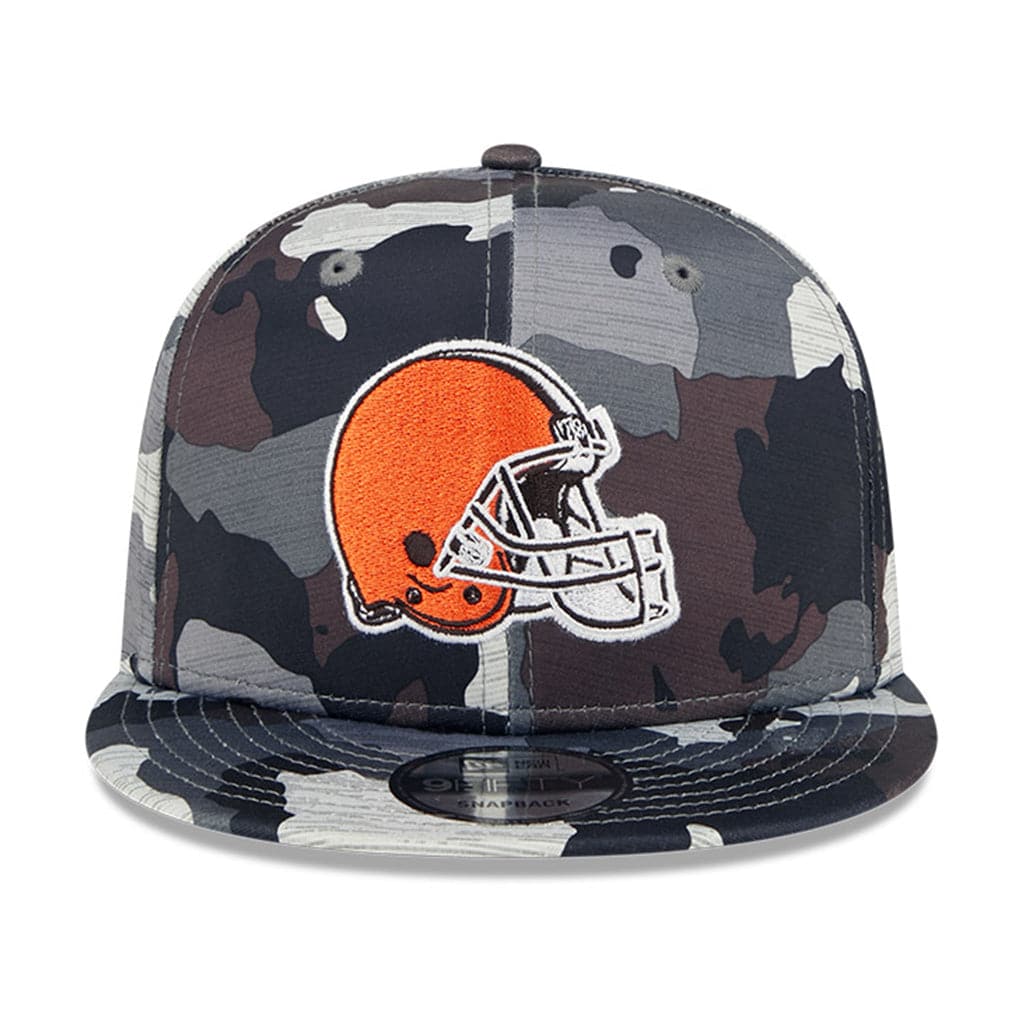 New Era Caps Cleveland Browns New Era NFL 22 Training Camp 9FIFTY Snapback Hat - Camo