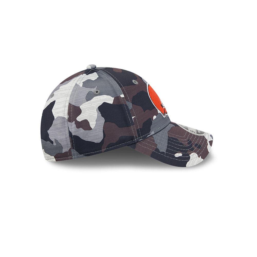 New Era Caps Cleveland Browns New Era NFL 22 Training Camp 9FORTY Stretch Snap Hat - Camo