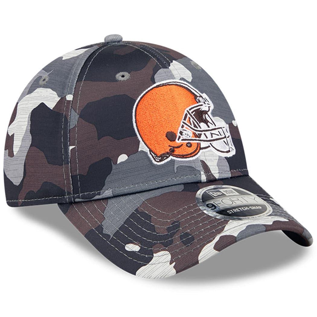 New Era Caps Cleveland Browns New Era NFL 22 Training Camp 9FORTY Stretch Snap Hat - Camo