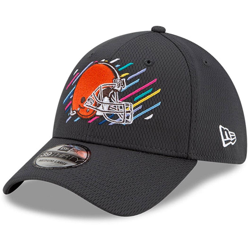 New Era Caps Cleveland Browns New Era NFL Crucial Catch 39THIRTY Flex Fit Hat - Steel