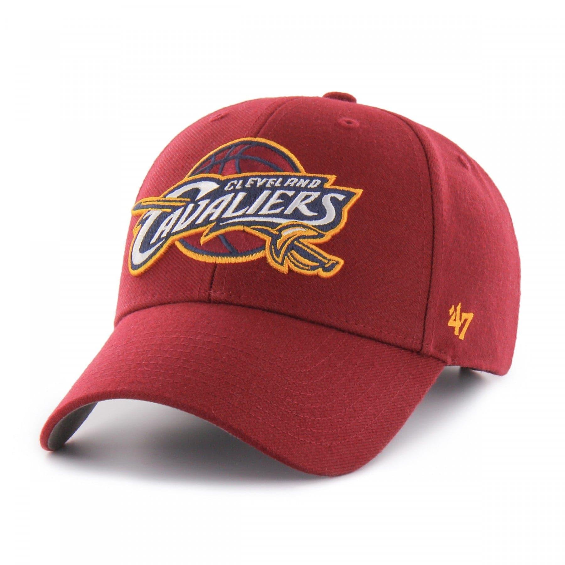 47 Brand Caps Cleveland Cavaliers '47 NBA Team MVP Adjustable Curve Hat - Cardinal