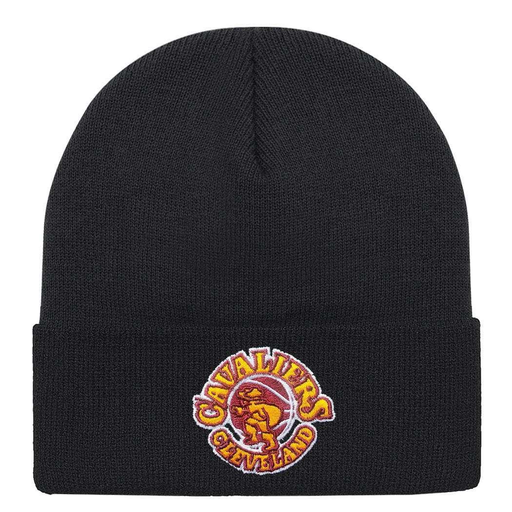 Mitchell And Ness Beanies Cleveland Cavaliers Mitchell & Ness NBA HWC Logo Cuff Knit Beanie - Black