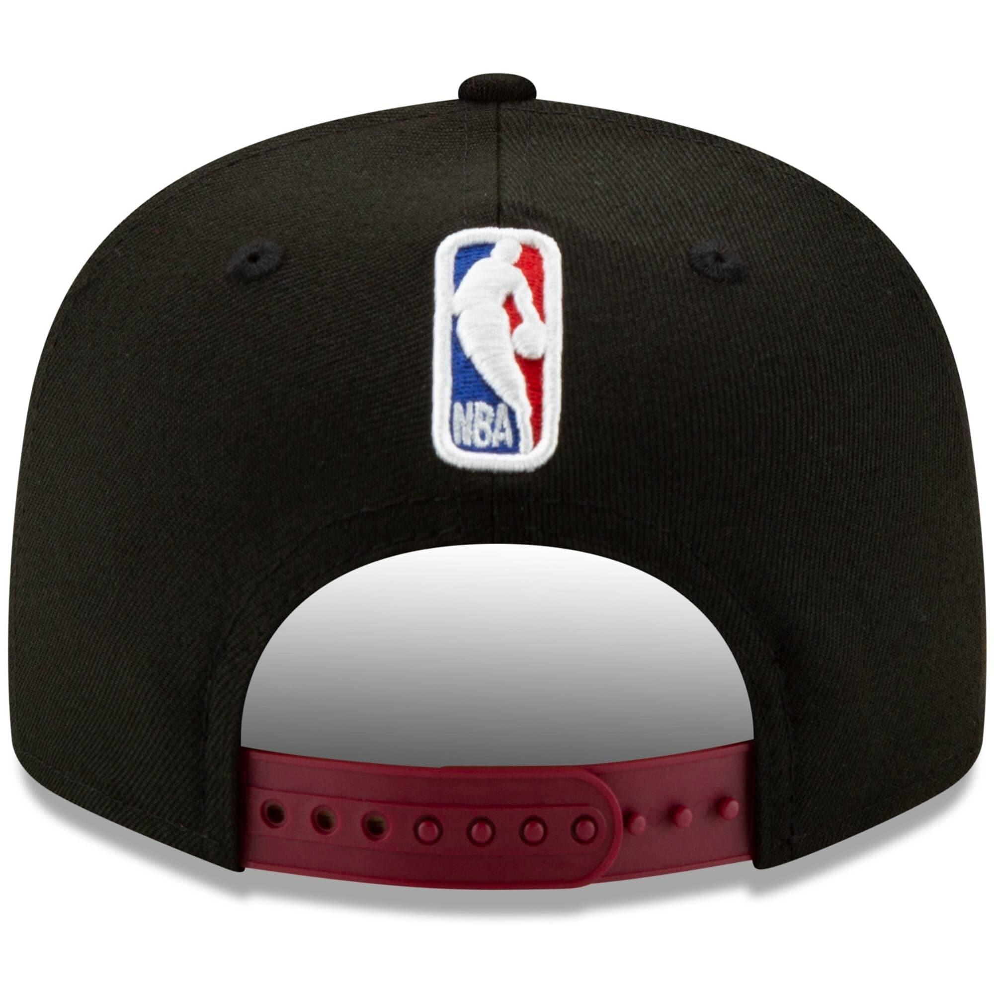 New Era Caps Cleveland Cavaliers New Era NBA 2020 Back Half 9FIFTY Snapback Hat - Black