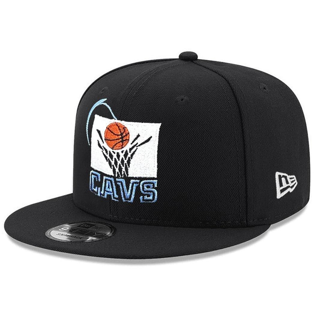 New Era Caps Cleveland Cavaliers New Era NBA Hardwood Classics Nights 9FIFTY Snapback Hat - Black
