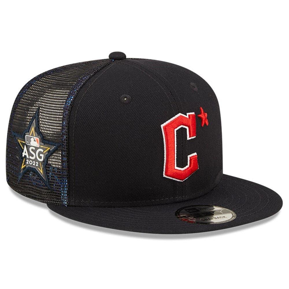 New Era Caps Cleveland Guardians New Era MLB 2022 All-Star Game 9FIFTY Trucker Snapback Hat - Black