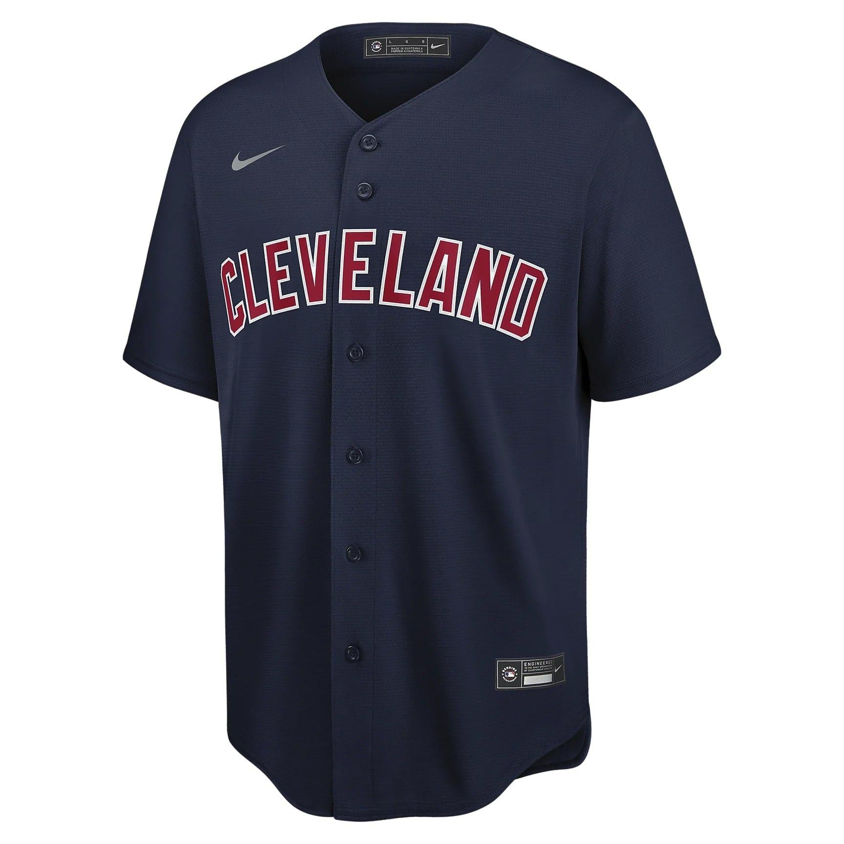 Nike Jerseys Cleveland Guardians Nike MLB Alternate Replica Jersey - Navy
