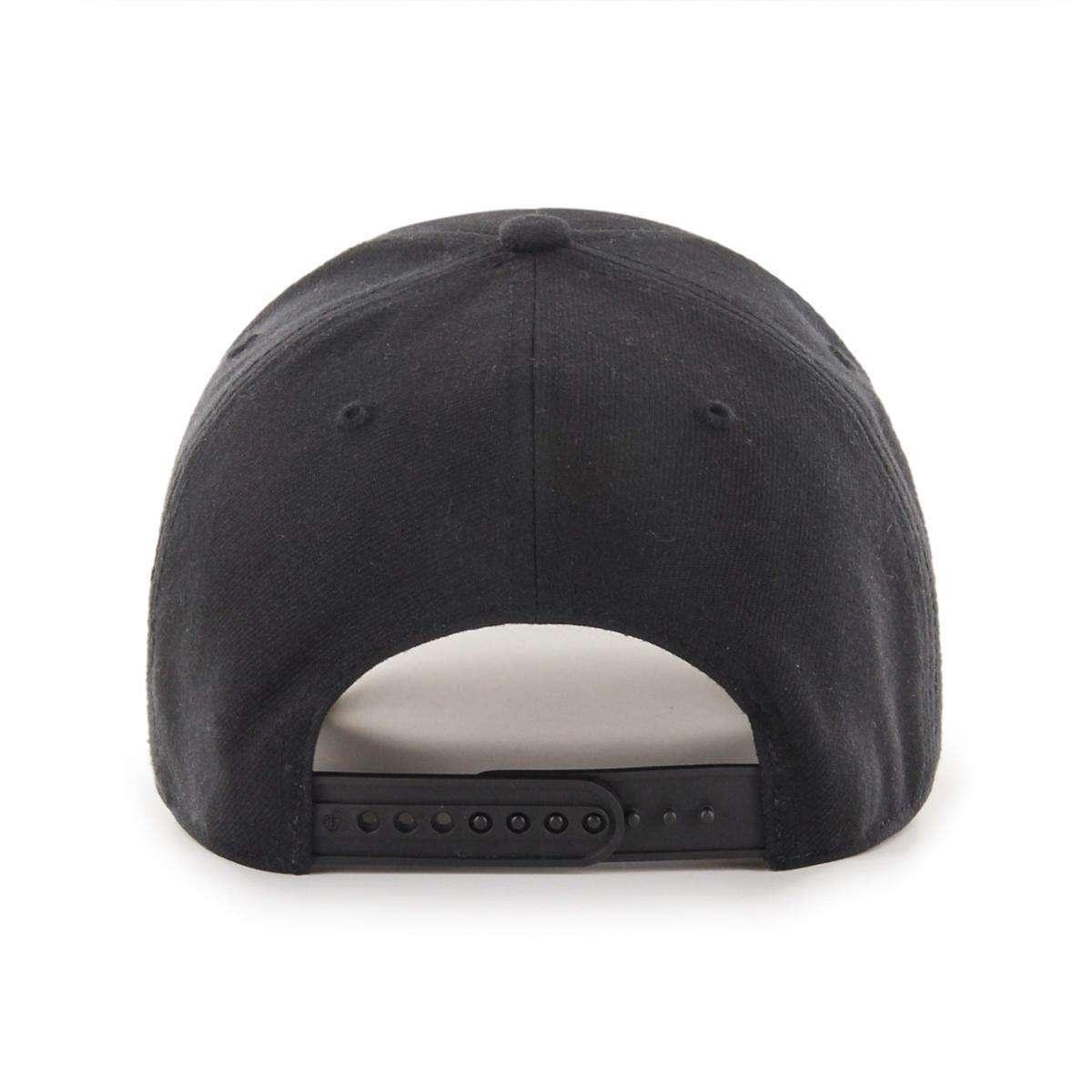 47 Brand Caps Cleveland Indians ‘47 MLB Team Black & White DT Pinch Curve Snapback Hat