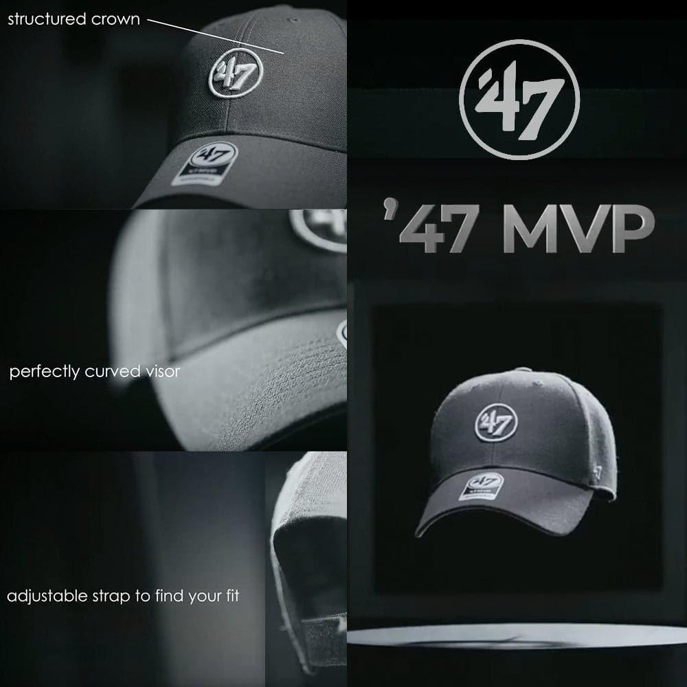 47 Brand Caps Cleveland Indians ‘47 MLB Team MVP DT Pinch Curve Snapback Hat - Red