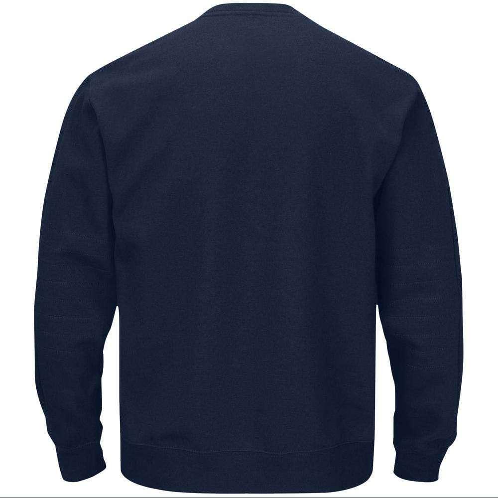 Majestic Athletic Long Sleeve Tees Cleveland Indians Majestic MLB Team Drive Long Sleeve T-Shirt - Navy