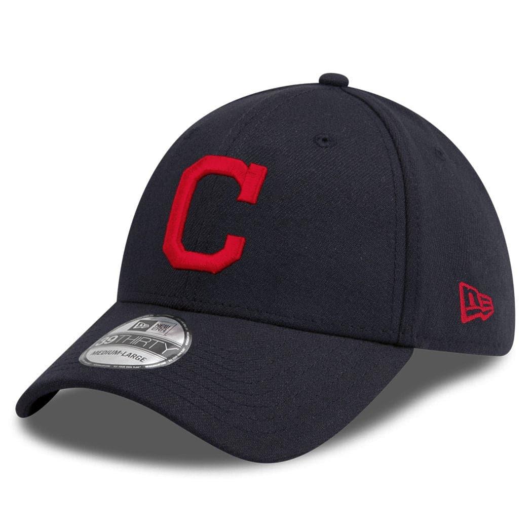 New Era Caps Cleveland Indians New Era MLB Team 39THIRTY Stretch-Fit Hat - Navy