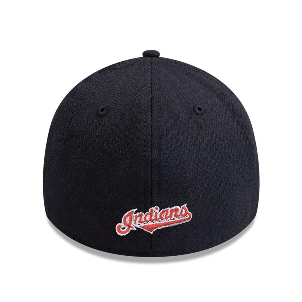 New Era Caps Cleveland Indians New Era MLB Team Classic 39THIRTY Curve Hat - Navy