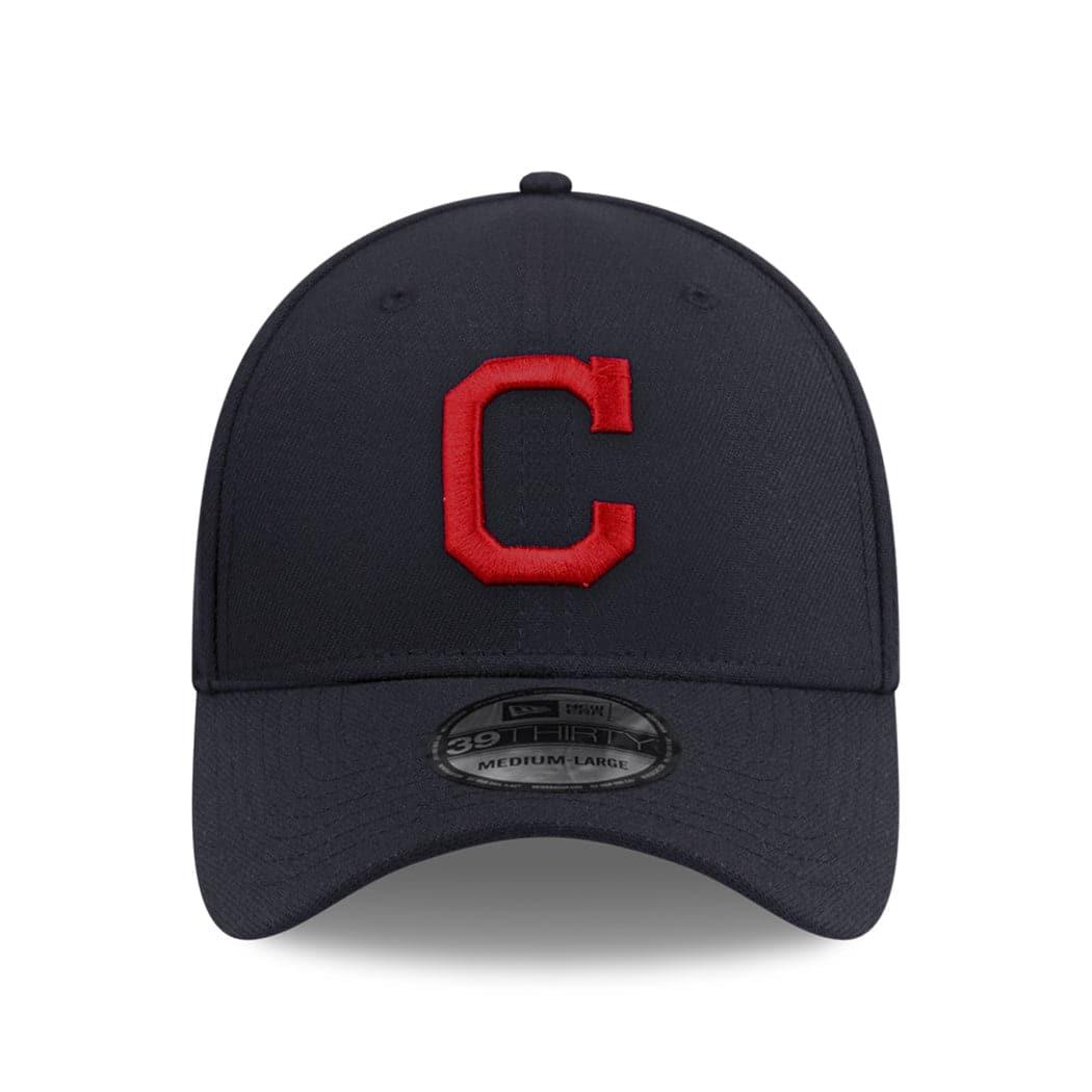 New Era Caps Cleveland Indians New Era MLB Team Classic 39THIRTY Curve Hat - Navy