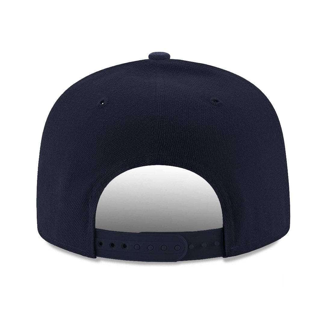 New Era Caps Cleveland Indians New Era MLB Team Pre-Curved 9FIFTY Snapback Hat - Navy