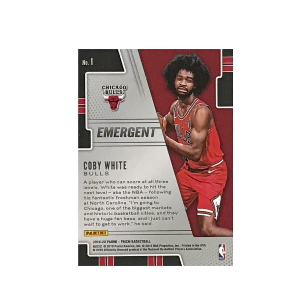 Panini Cards Coby White 2019-20 Panini Prizm NBA Emergent Rookie Insert Card