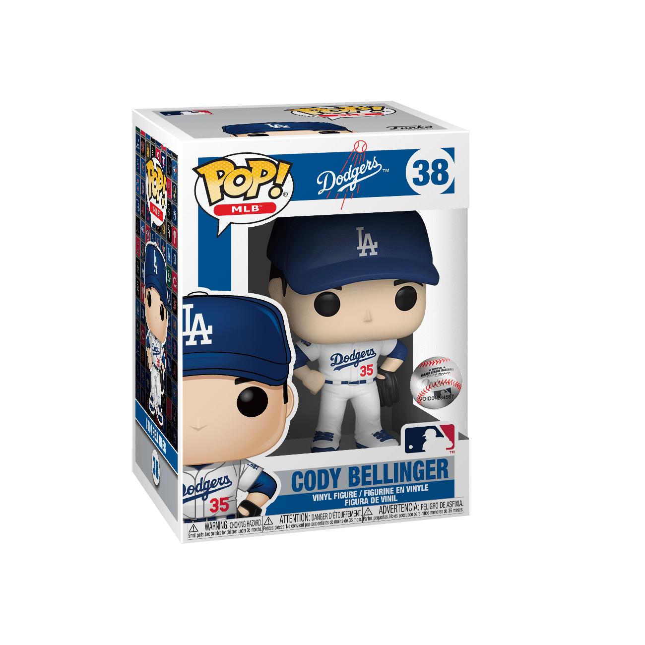 Funko Figures Cody Bellinger Los Angeles Dodgers Funko MLB Pop Vinyl 3.75" Figure