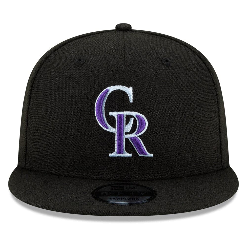 New Era Caps Colorado Rockies New Era MLB 2021 Fathers Day 9FIFTY Snapback Hat - Black