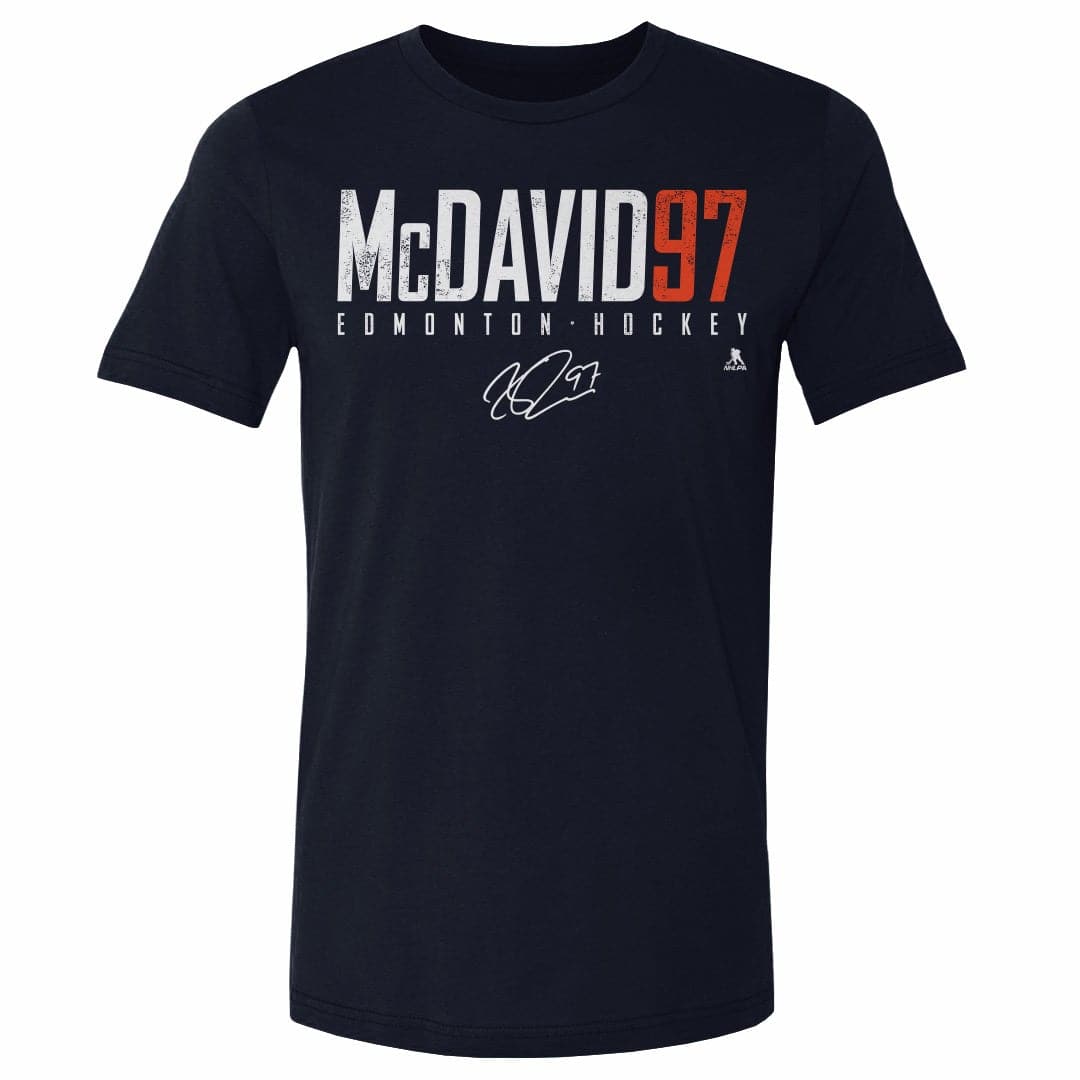 500 Level T-Shirts Connor McDavid Edmonton Oilers 500 Level NHL Elite T-Shirt - Navy