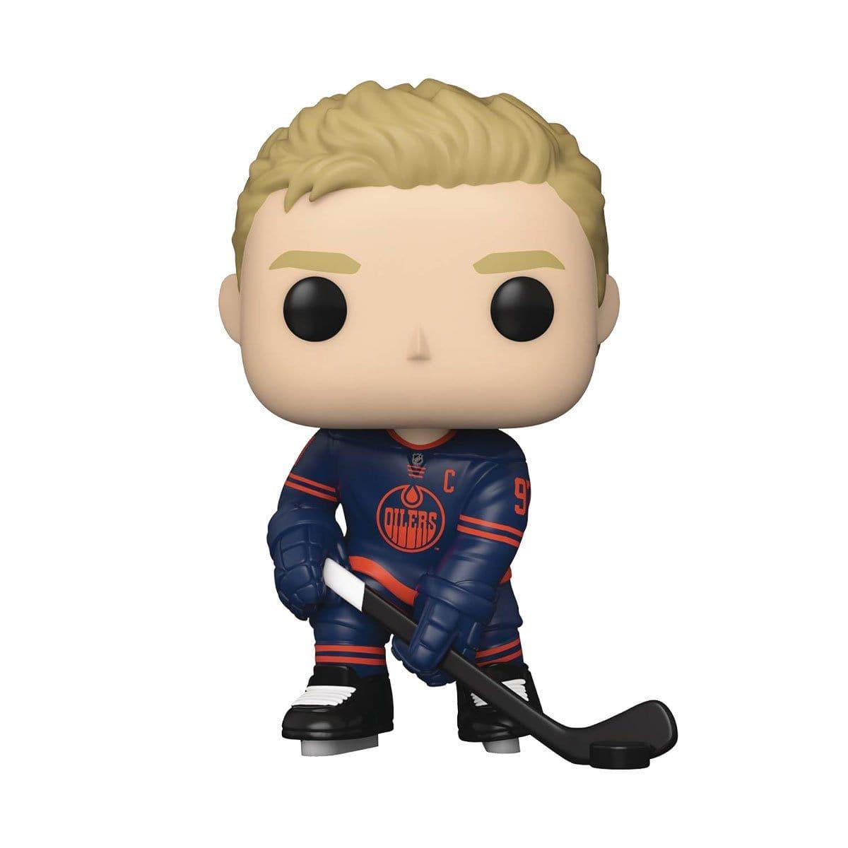 Funko Figures Connor McDavid Edmonton Oilers Maple Leafs Funko NHL Pop 3.75" 75 Figure - Navy