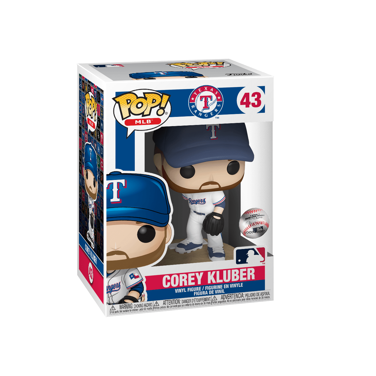 Funko Figures Corey Kluber Texas Rangers MLB Funko Pop Vinyl 3.75" Figure