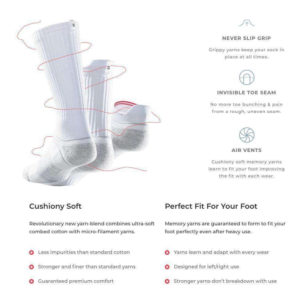 Strideline Socks M/L (8-12 US) D.K Metcalf Seattle Seahawks Strideline NFL Superhero Premium Crew Socks - Black