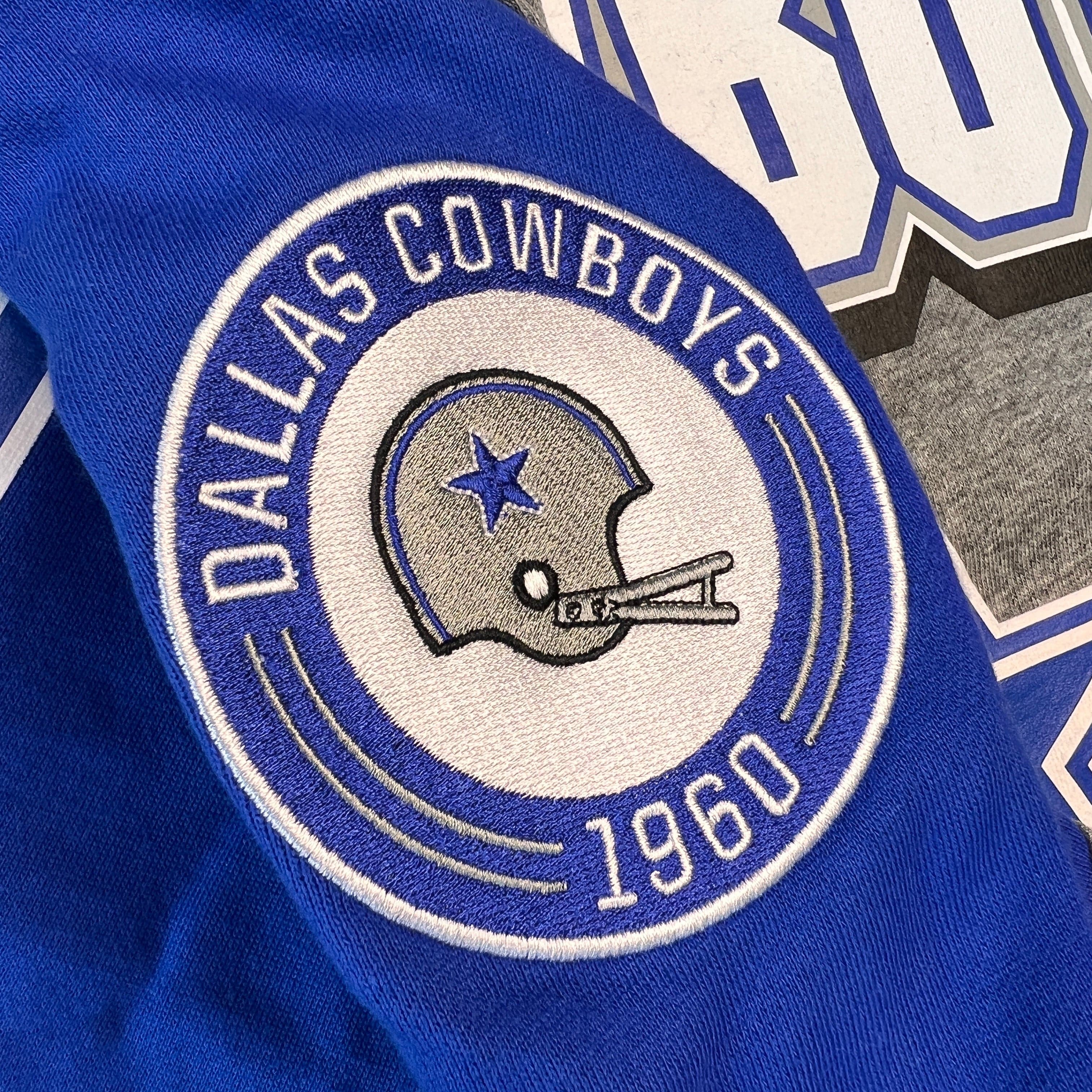 Mitchell And Ness Jumpers Dallas Cowboys Mitchell & Ness NFL All Over 2.0 Crew Jumper  - Grey