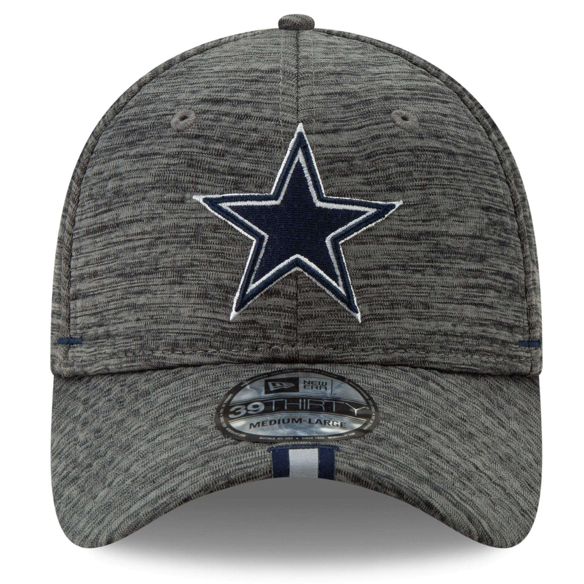 New Era Caps Dallas Cowboys New Era 2019 NFL Training Camp 39THIRTY Stretch-Fit Hat - Graphite