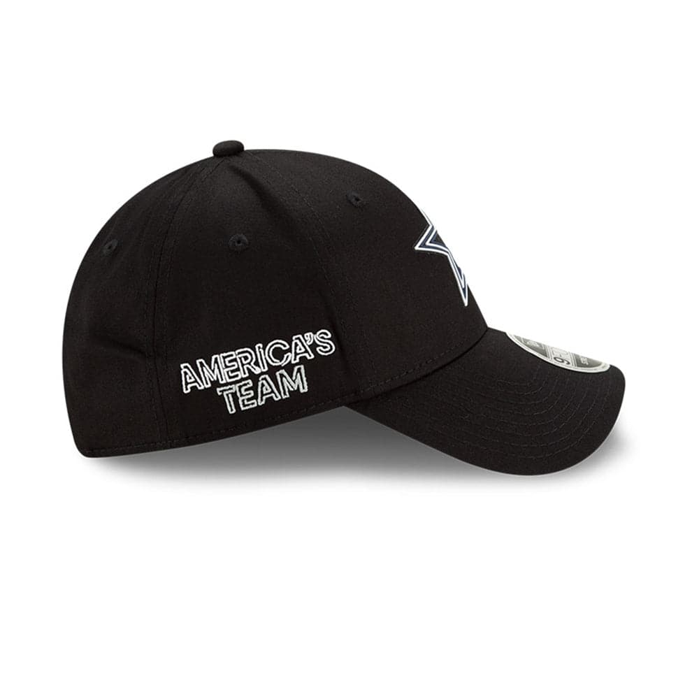 New Era Caps Dallas Cowboys New Era NFL 2020 Draft 9FORTY Stretch Snapback Curve Hat - Black