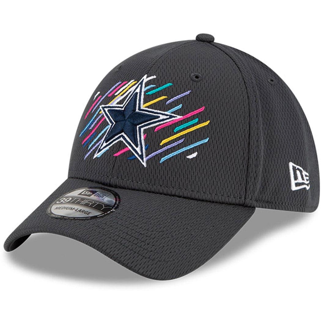 New Era Caps Dallas Cowboys New Era NFL 2021 Crucial Catch 39THIRTY Flex Fit Hat - Steel