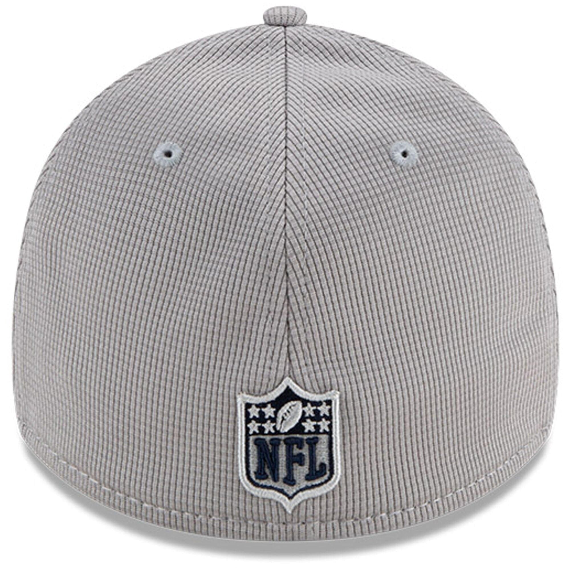 New Era Caps Dallas Cowboys New Era NFL 2021 Sideline Home 39THIRTY Flex Fit Hat - Grey
