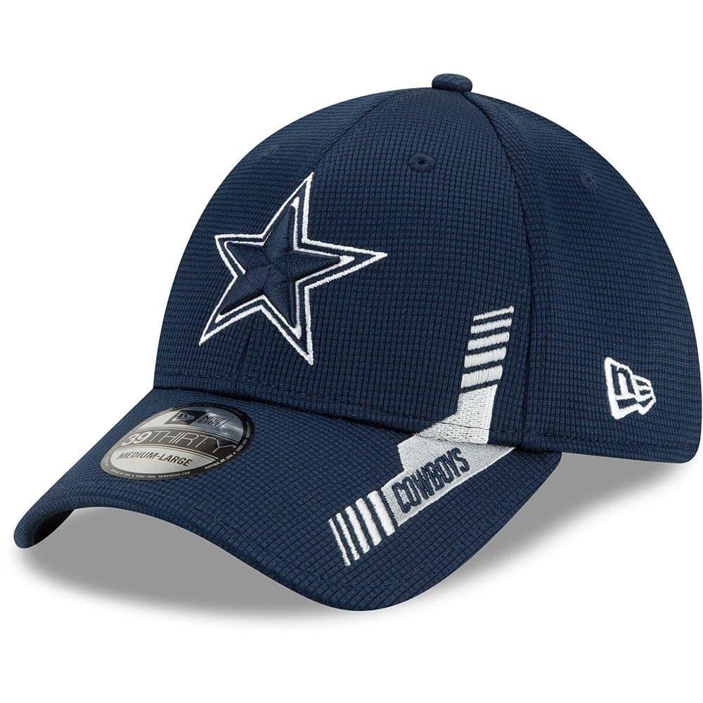 New Era Caps Dallas Cowboys New Era NFL 2021 Sideline Home 39THIRTY Flex Fit Hat - Navy