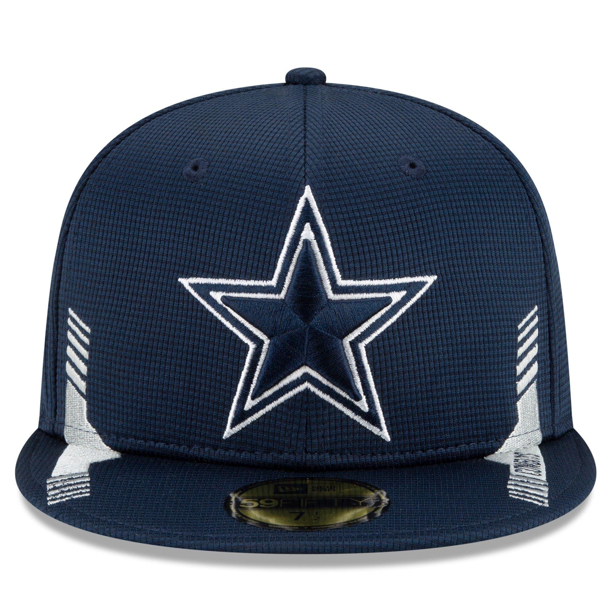 New Era Caps Dallas Cowboys New Era NFL 2021 Sideline Home 59FIFTY Fitted Hat - Navy