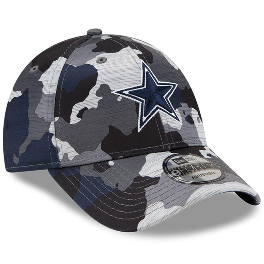 New Era Caps Dallas Cowboys New Era NFL 22 Training Camp 9FORTY Stretch Snap Hat - Camo