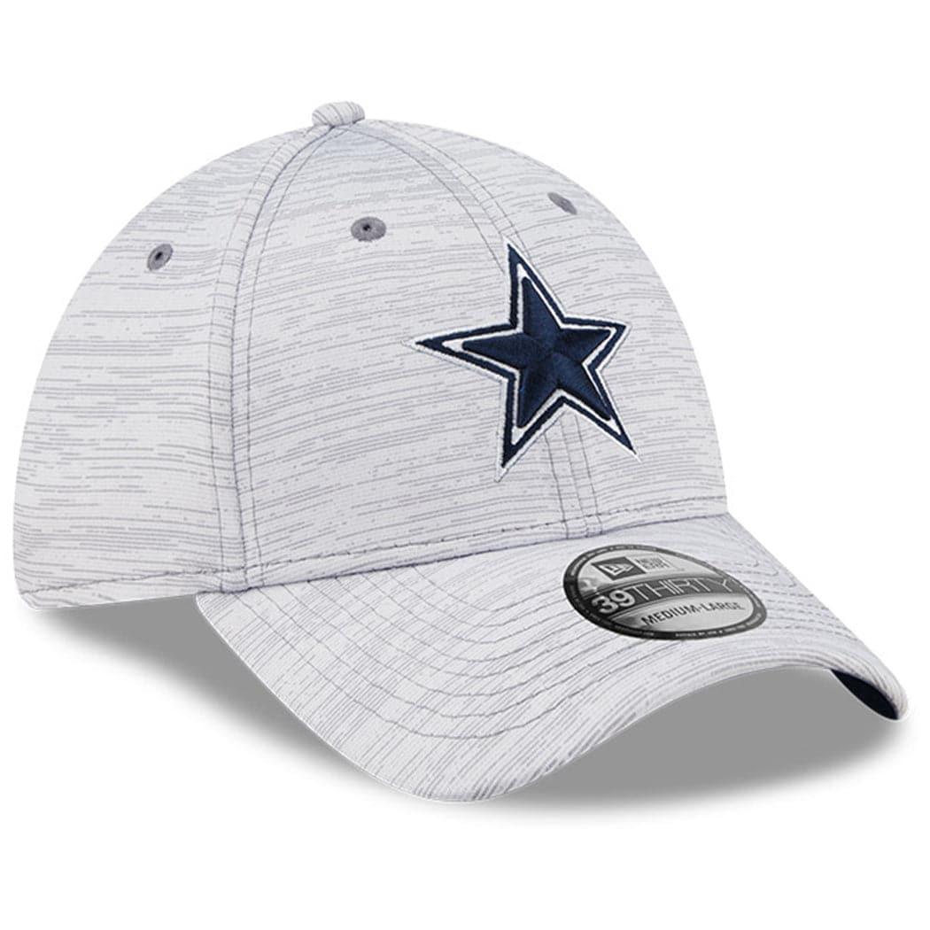 New Era Caps Dallas Cowboys New Era NFL 22 Training Camp Coach 39THIRTY Stretch Fit Hat - Grey
