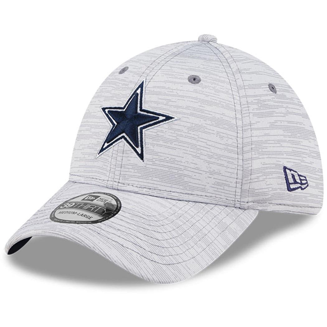 New Era Caps Dallas Cowboys New Era NFL 22 Training Camp Coach 39THIRTY Stretch Fit Hat - Grey