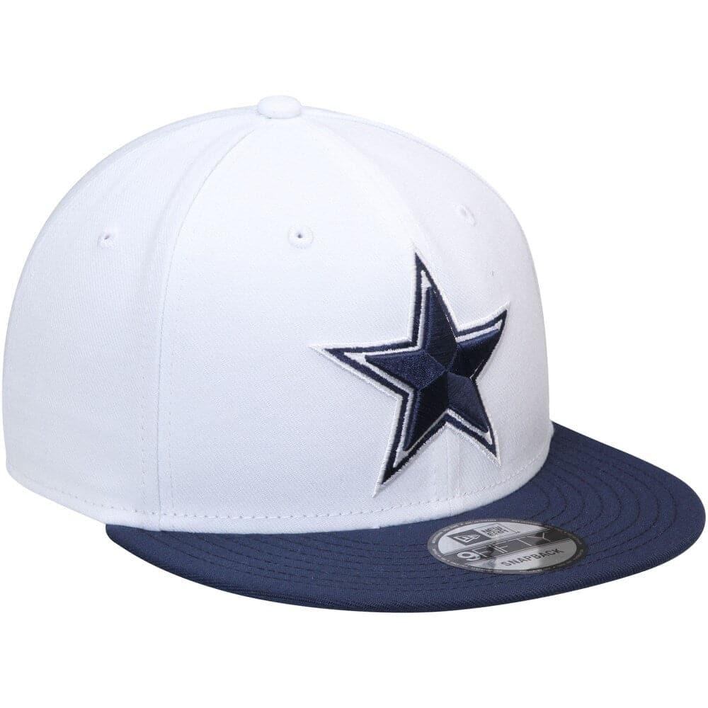 New Era Caps Dallas Cowboys New Era NFL Team 2 Tone 9FIFTY Snapback Hat - White