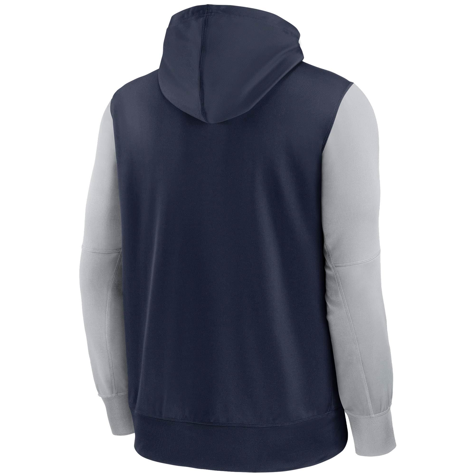 Nike Jumpers Dallas Cowboys Nike NFL Mascot Full Zip Performance Hoodie Jumper - Navy