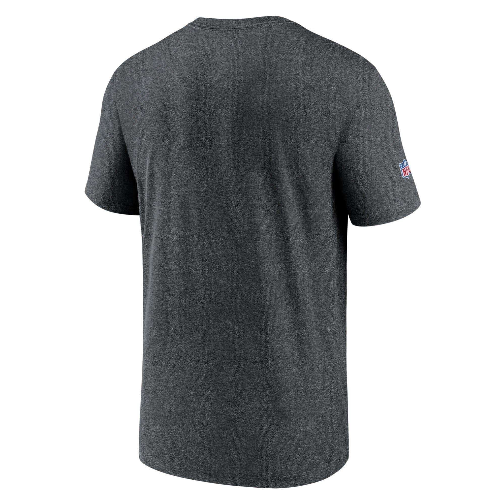 Nike T-Shirts Dallas Cowboys Nike NFL Team Name Sideline Legend Performance T-Shirt - Charcoal Heather