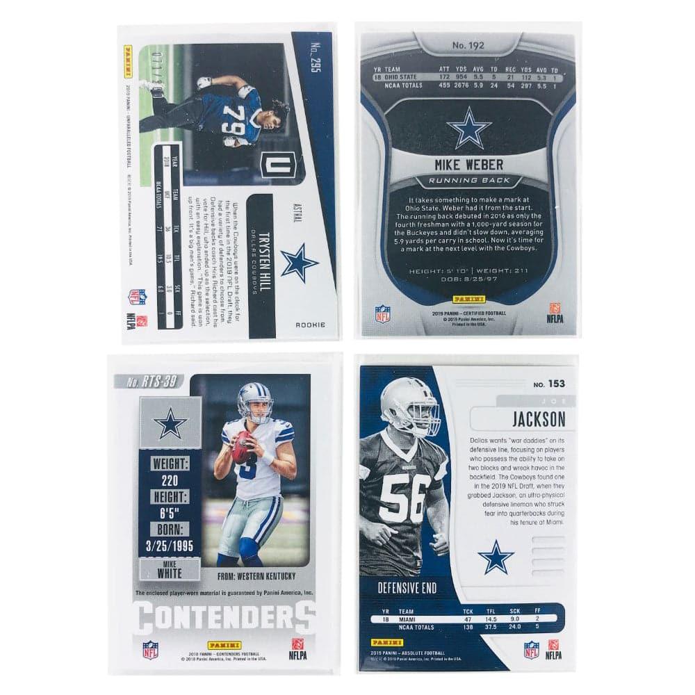 Panini Cards Dallas Cowboys Panini NFL 4 Rookie Numbered/Insert Card Set