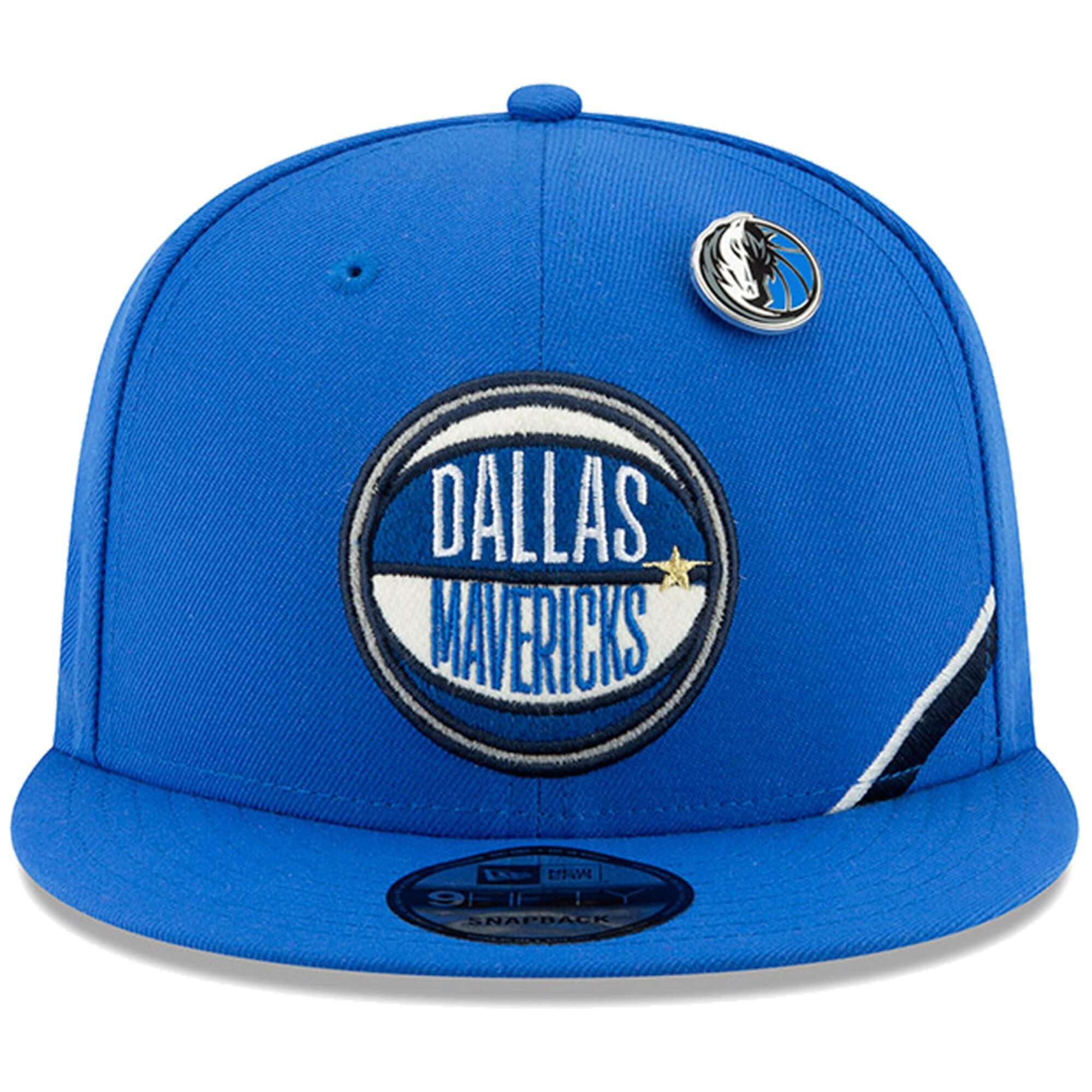 New Era Caps Dallas Mavericks New Era 2019 NBA Draft 9FIFTY Snapback Hat - Blue