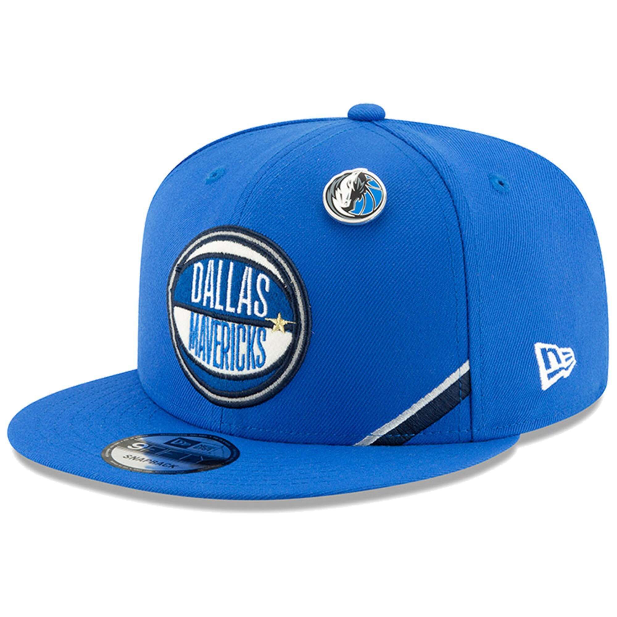 New Era Caps Dallas Mavericks New Era 2019 NBA Draft 9FIFTY Snapback Hat - Blue