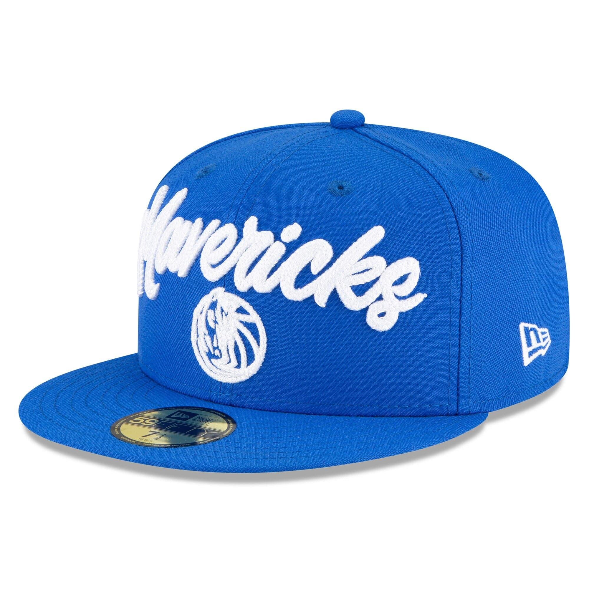 New Era Caps Dallas Mavericks New Era 2020 NBA Draft 59FIFTY Fitted Hat - Blue