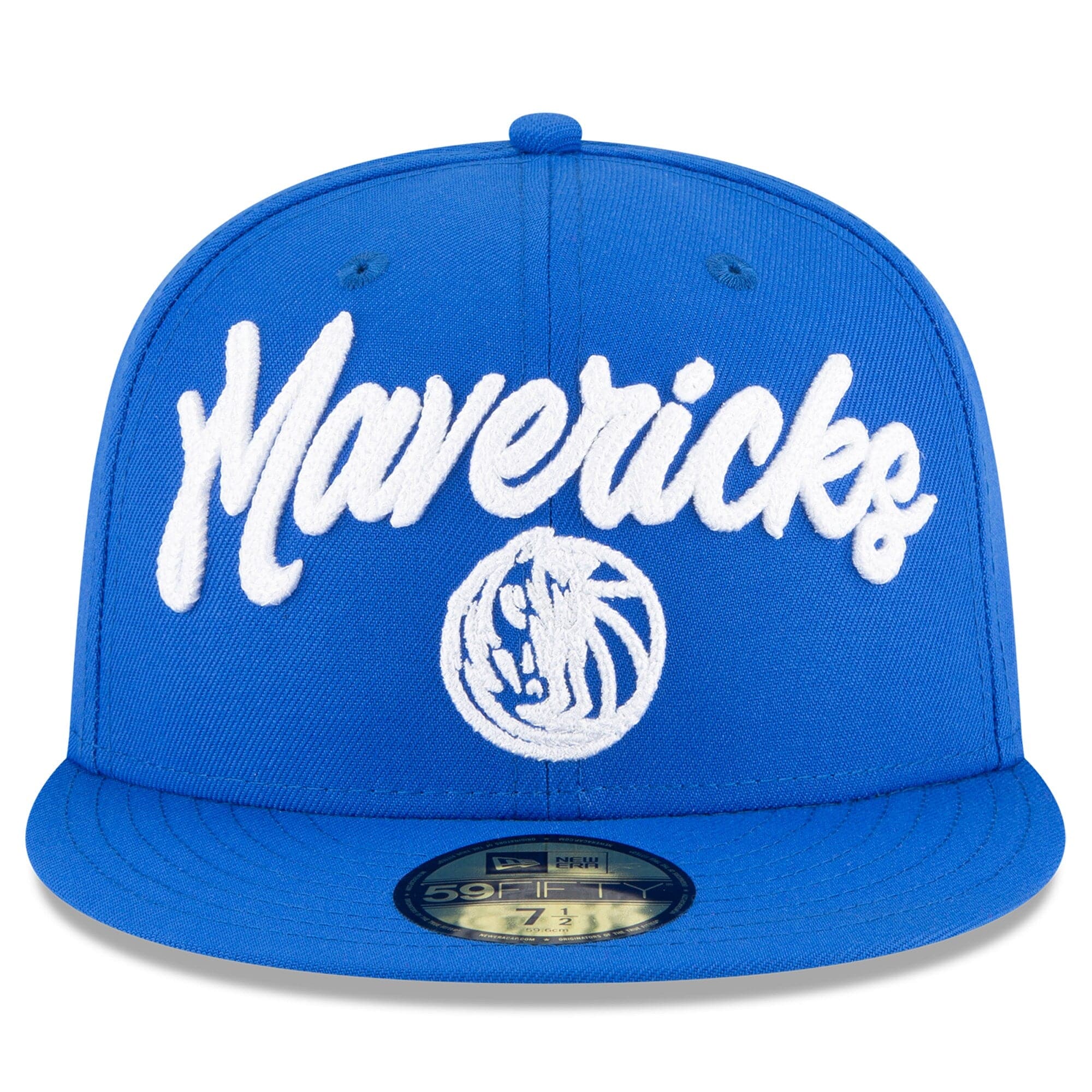 New Era Caps Dallas Mavericks New Era 2020 NBA Draft 59FIFTY Fitted Hat - Blue