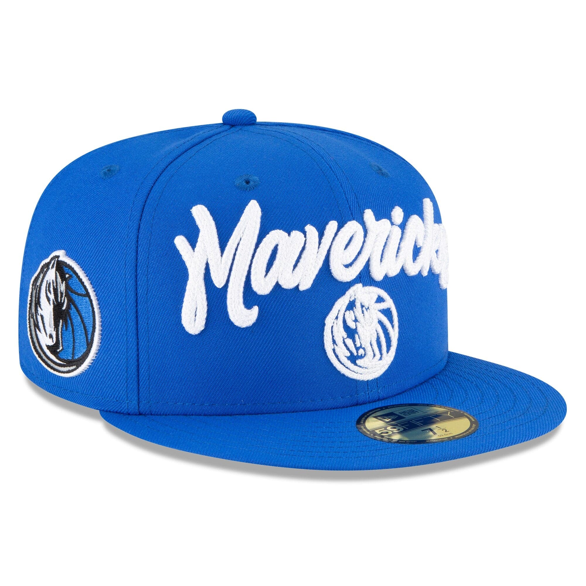 New Era Caps Dallas Mavericks New Era 2020 NBA Draft 59FIFTY Fitted Hat - Blue