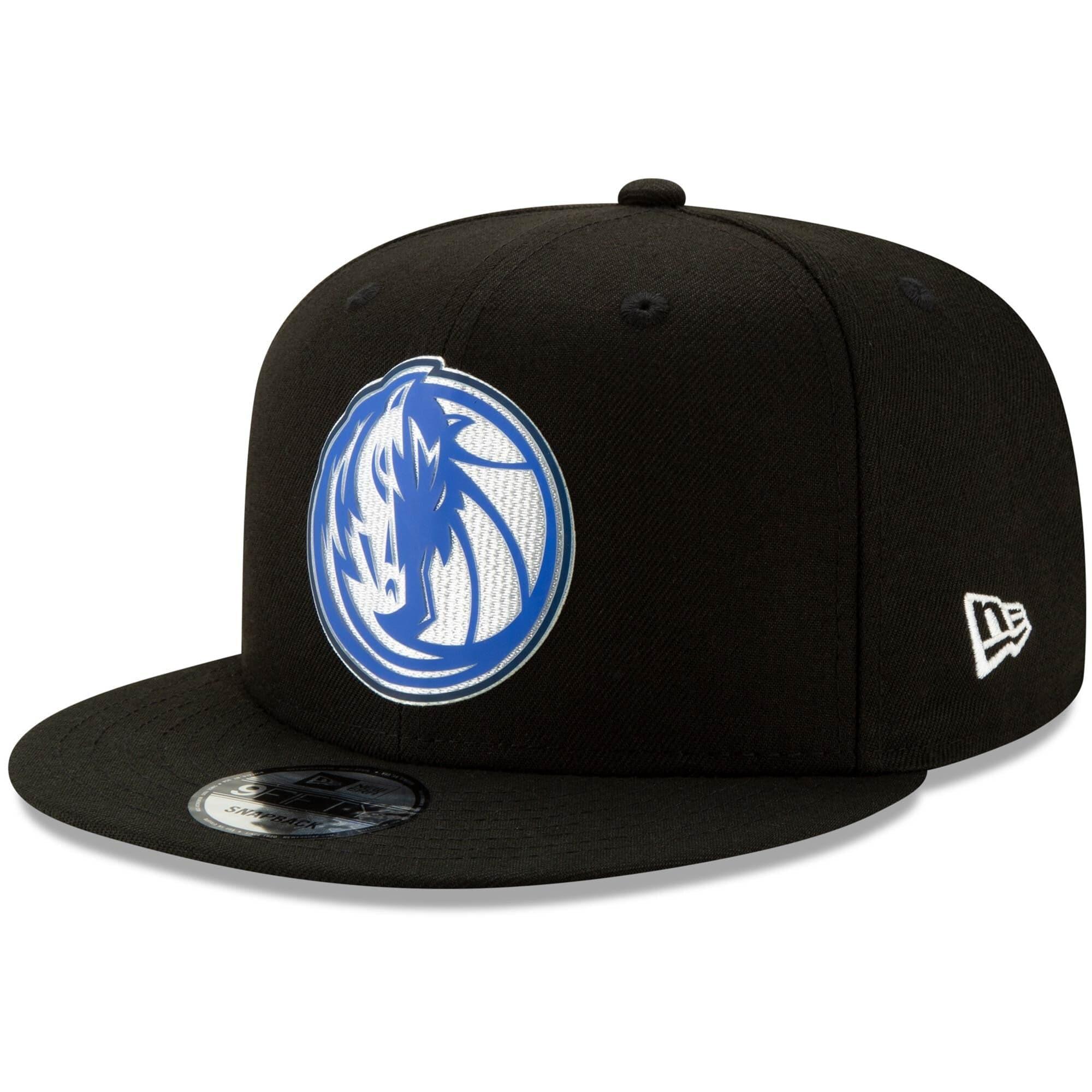 New Era Caps Dallas Mavericks New Era NBA 2020 Back Half 9FIFTY Snapback Hat - Black