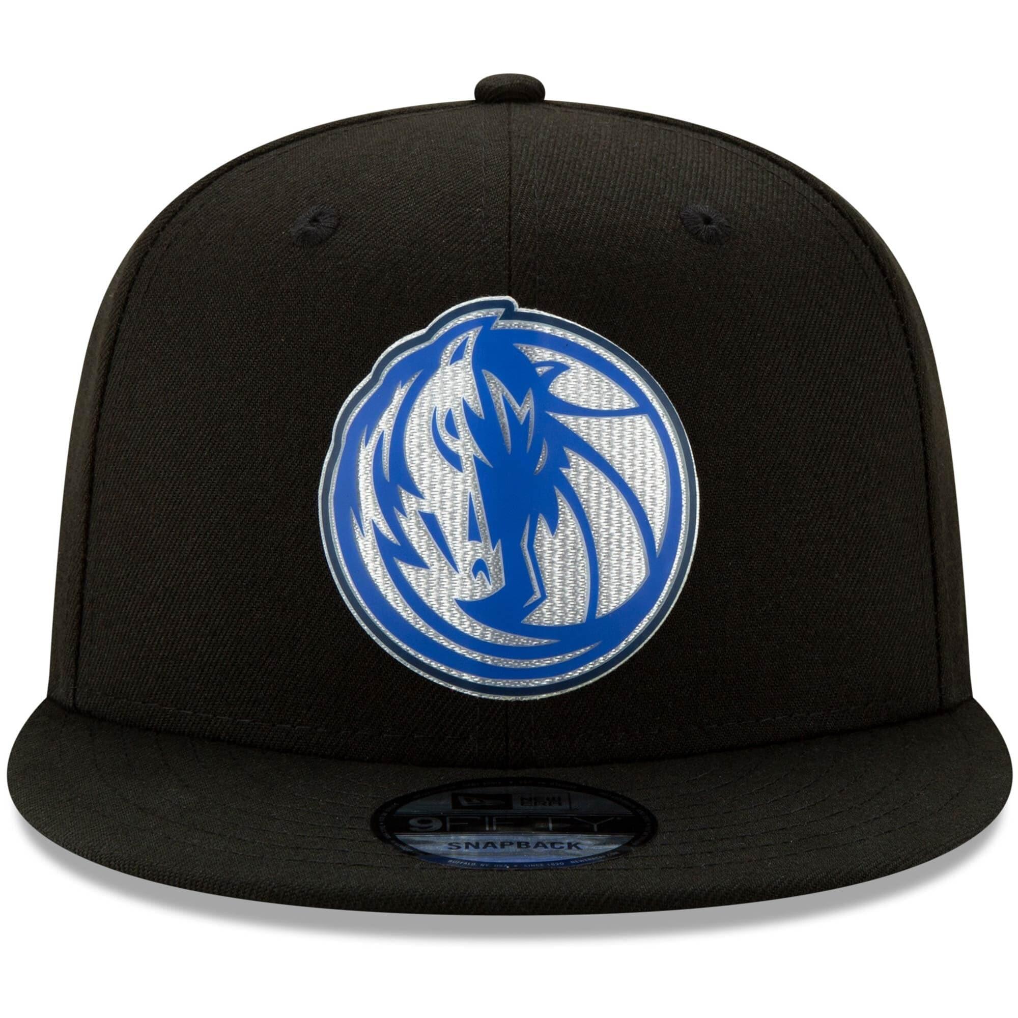 New Era Caps Dallas Mavericks New Era NBA 2020 Back Half 9FIFTY Snapback Hat - Black