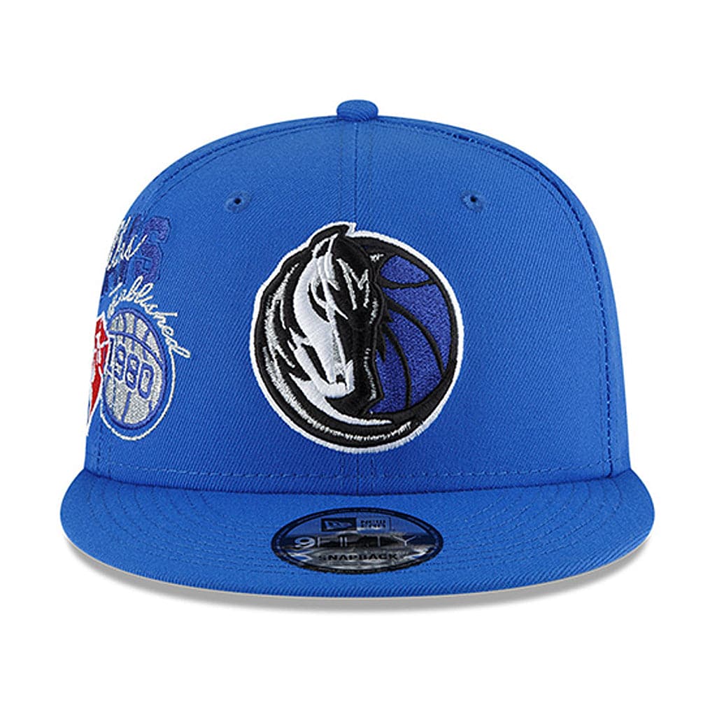 New Era Caps Dallas Mavericks New Era NBA 21-22 Back Half 9FIFTY Snapback Hat - Blue